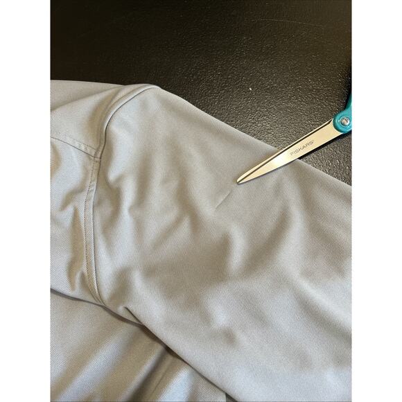 Ministry Of Supply Apollo Dress Shirt Men XL Standard Fit Gray Stretch Commuter - Picture 12 of 13